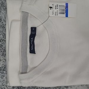 Sail White lite-weight sweater